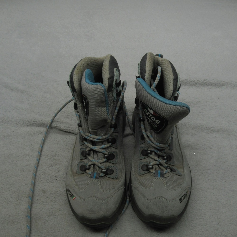 Lytos Tarent Women 6 Hiking Boots Grey Lace Up Suede Performance Outdoor Active